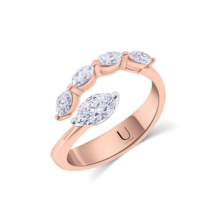 Marquise Open Band Ring