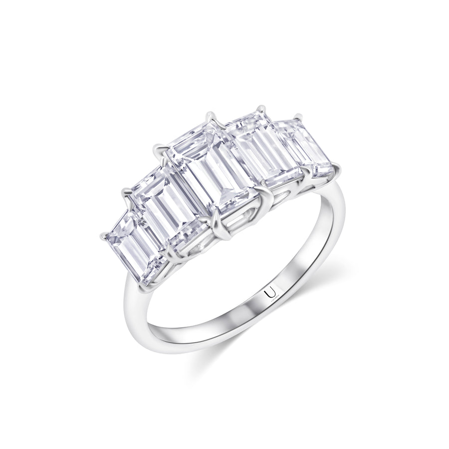 Multi Emerald Cut Band