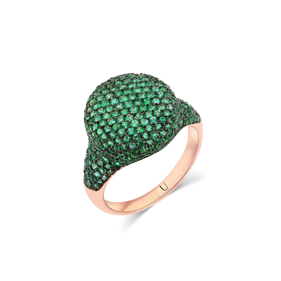 Emerald Signet Ring