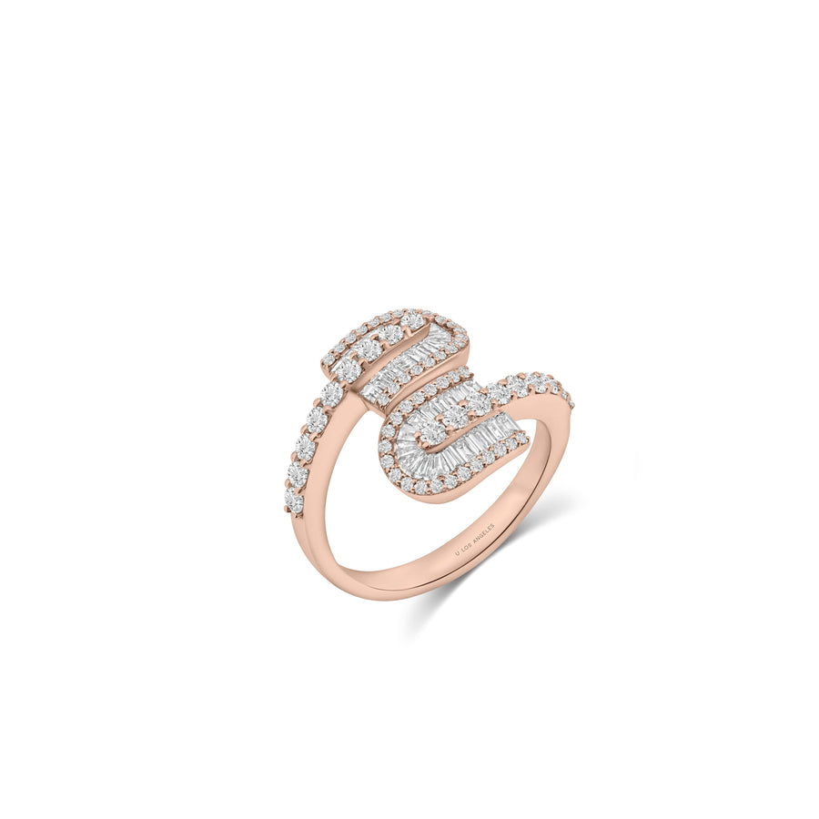 U Duo Baguette Maxi Ring