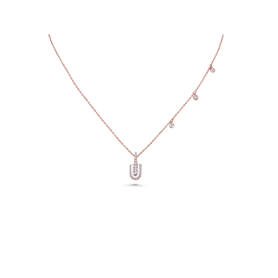 U Solo Necklace With Charms